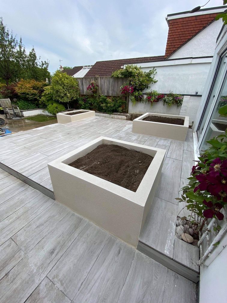 Landscaping work