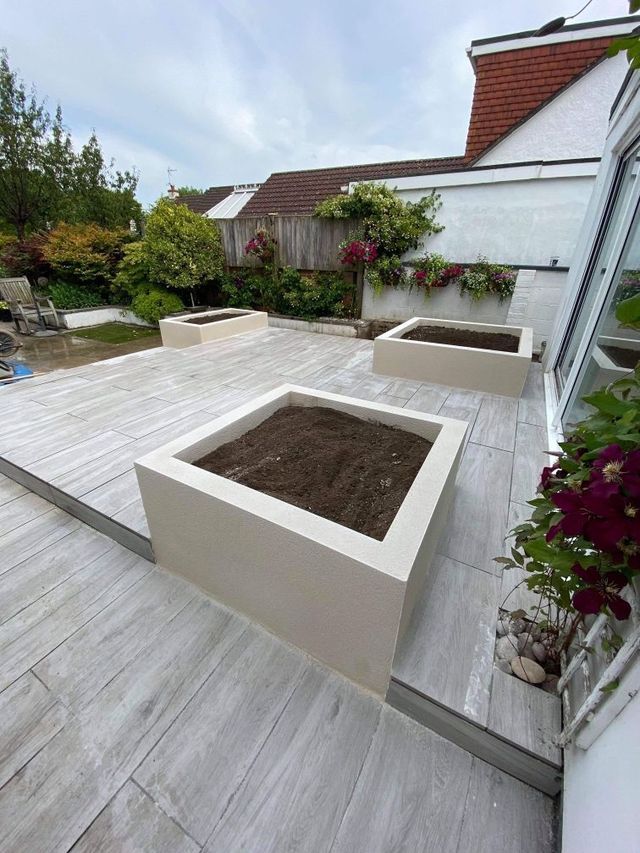 Decking landscaping