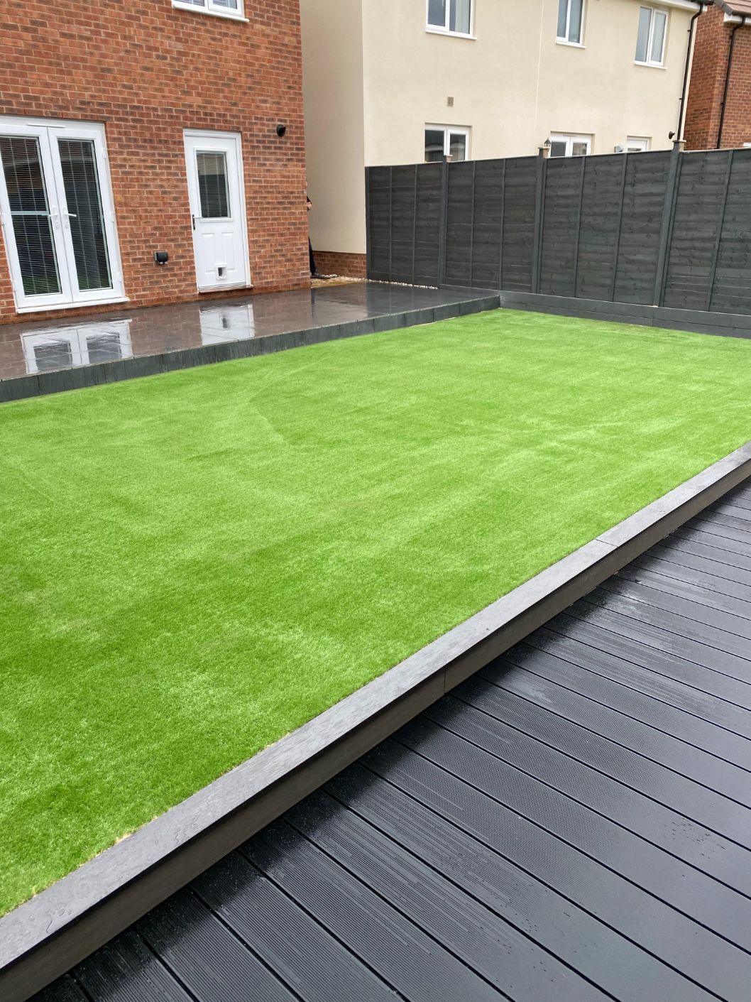 Decking installation completed
